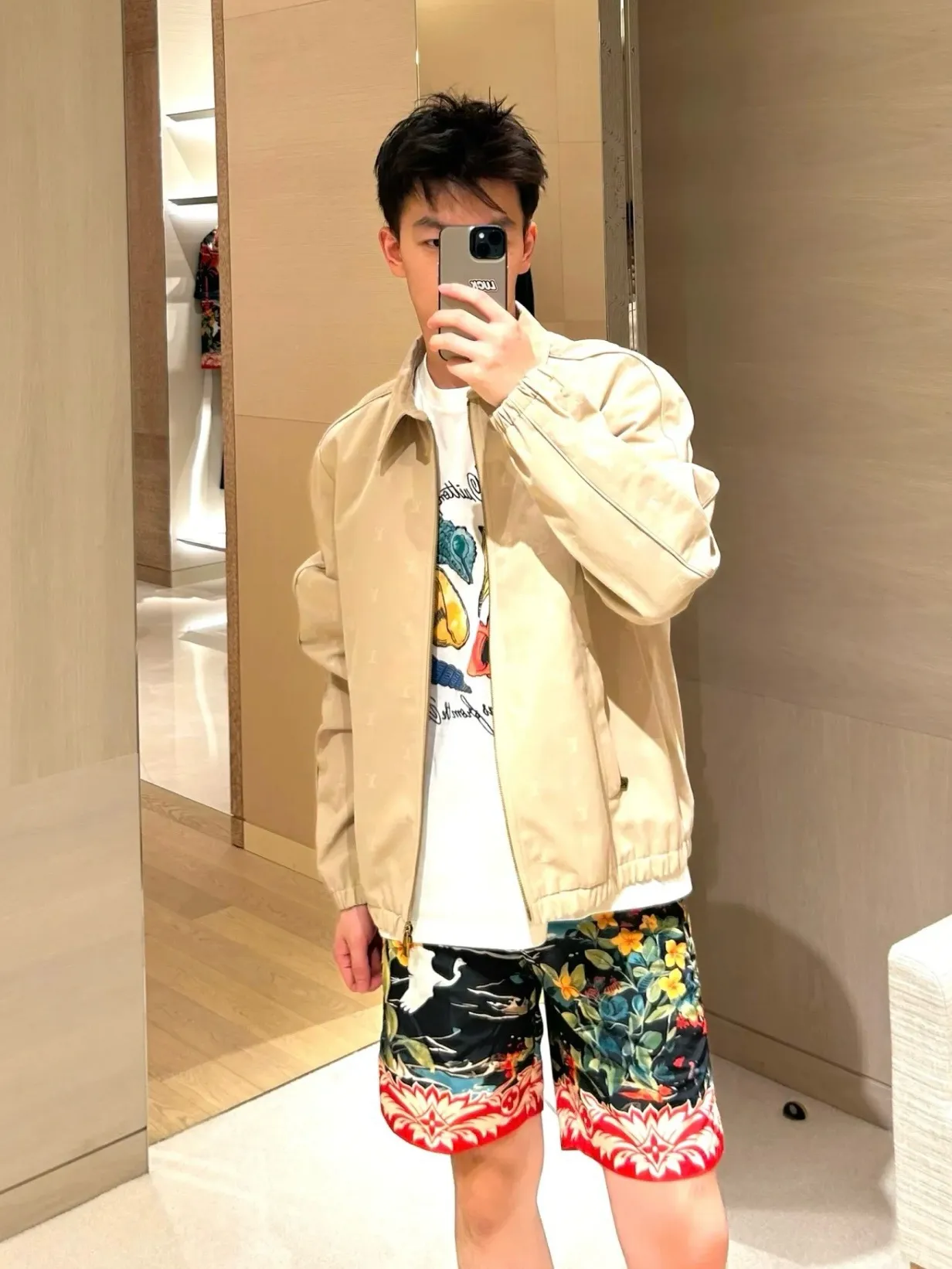 Louis Vuitton 24Fw Full Print Jacquard Jacket Jacket